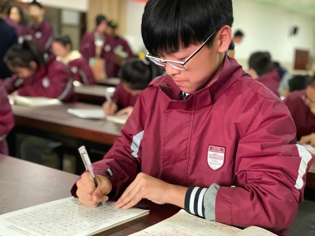 挥毫泼墨书风雅之韵 横平竖直立鸿鹄之志---西斯达城市森林学校初中部举行硬笔书法大赛 挥毫泼墨书风雅之韵 横平竖直立鸿鹄之志---西斯达城市森林学校初中部举行硬笔书法大赛
